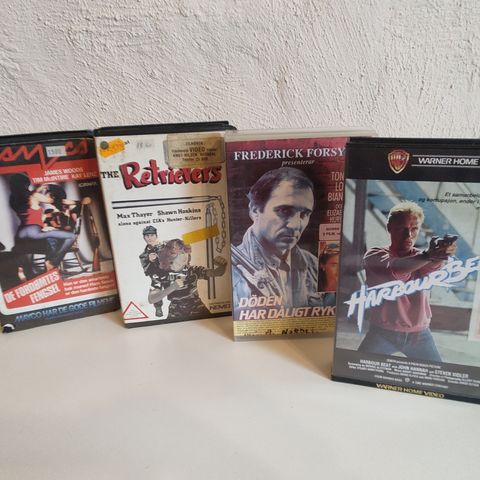 VHS utleiefilmer fra 90 tallet - retro/nostalgi