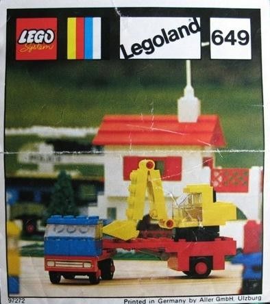 Vintage Lego 649 m/manual