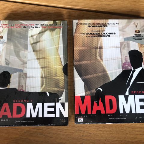 MAD MEN (sesong 1&2 (Dvd NY).