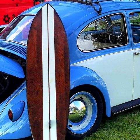 Surfebrett i Tre / Wooden Surfboard