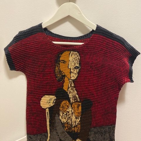 KUL skjorte med Picasso / Pascal motiv (499,- ny)