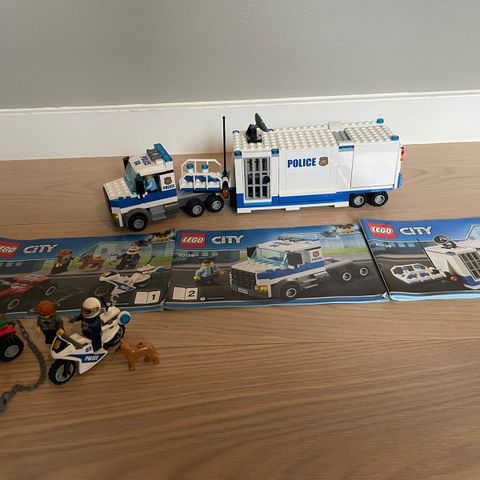 Ubrukt Lego City (kun bygget den) til salgs.