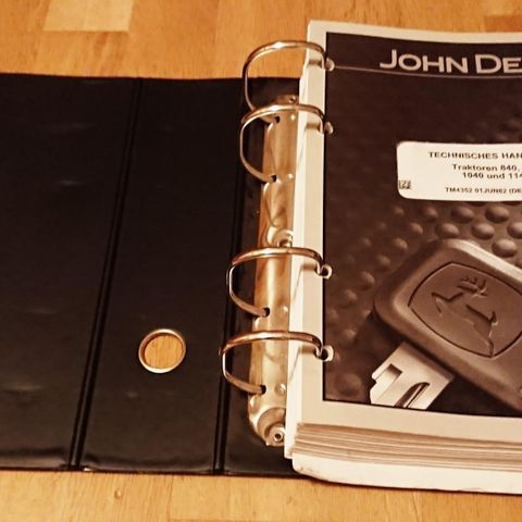 John Deere verkstedhåndbok, reparasjonslitteratur