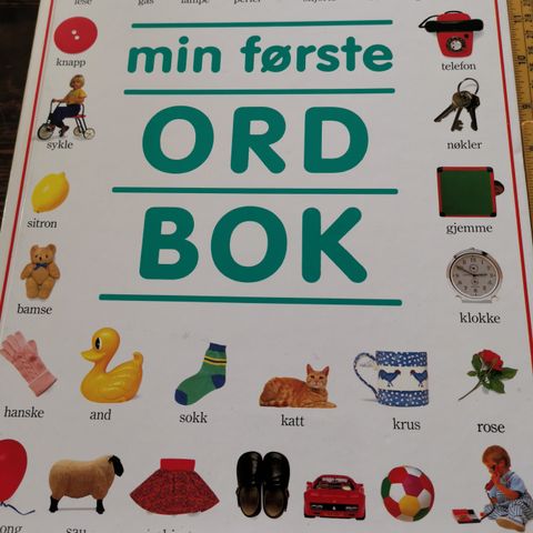 KR 5 MIN FØRSTE ORDBOK 1995 PEN BOK