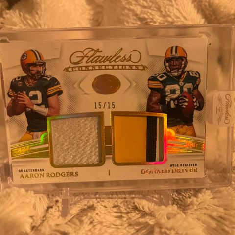 2022 Panini Flawless Connections AARON RODGERS DONALD DRIVER 15/15 NFL