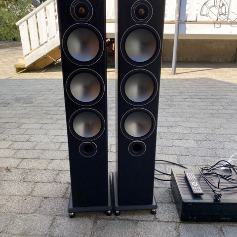 Monitor Audio Bronze 6 + forsterker