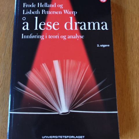 Pensum - Litteraturvitenskap. Å lese drama