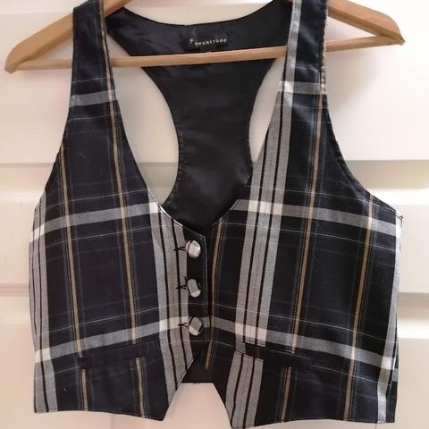 Twentyone Plaid Tartan Vest