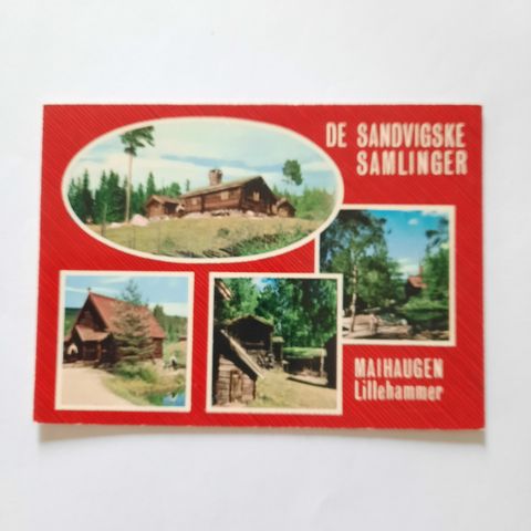 Postkort Maihaugen Lillehammer kr.10,- pr. stk.