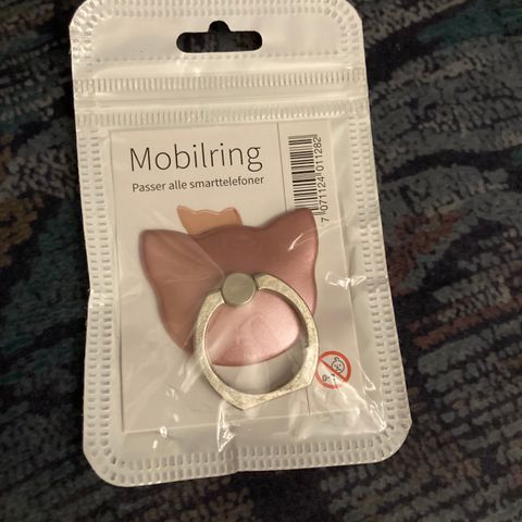 Ny uåpnet mobilring rosa katt