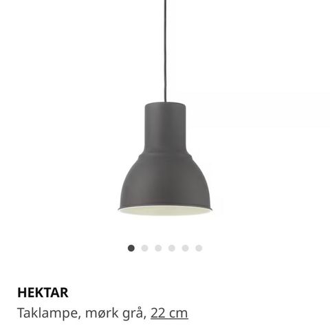 Hektar taklampe Ikea
