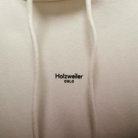 Holzweiler hoodie W Oslo ECRU i størrelse S