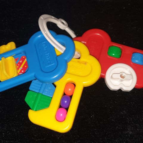 Fisher Price baby "nøkkelset"