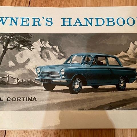 Ford Consul Cortina Owner's Handbook