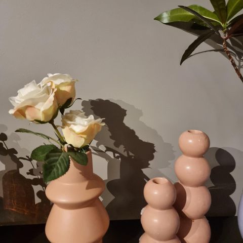 Lysestaker og Vase fra Princess