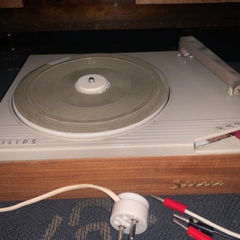 Platespiller Philips AG3606 C3182 Stereo -Antikk -Service Trengs