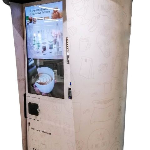 2stk kaffe vendingmaskiner og konsept selges billig