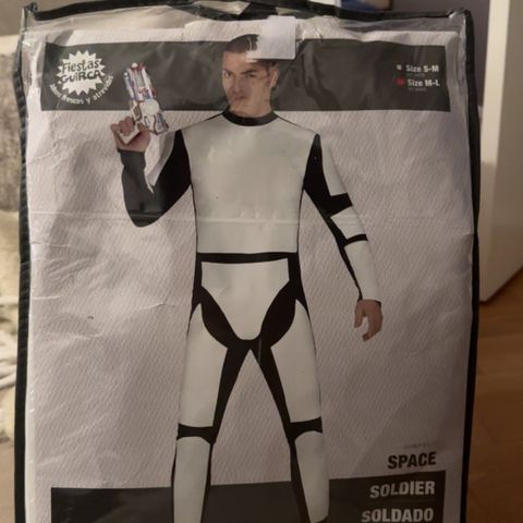 Starwars Soldat Adult- Halloween kostyme «uåpnet»