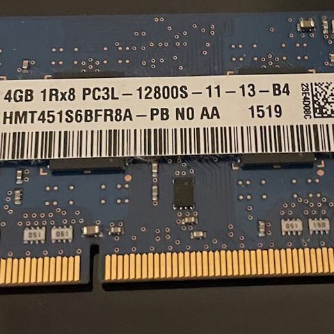 4GB 1Rx8 PC3L [ HMT451S6BFR8A ]
