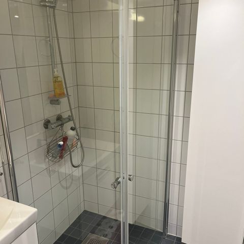 En dusjdør Vikingbad 80cm