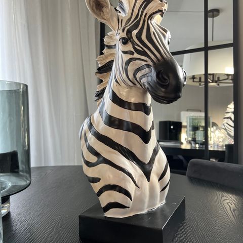 Stor Zebra skulptur