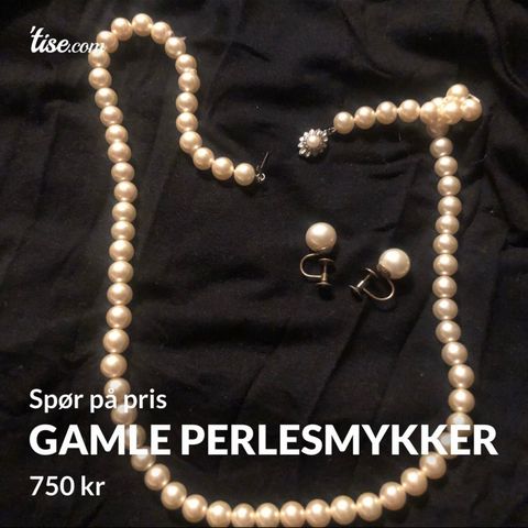 Flotte gamle perlesmykker gi bud!