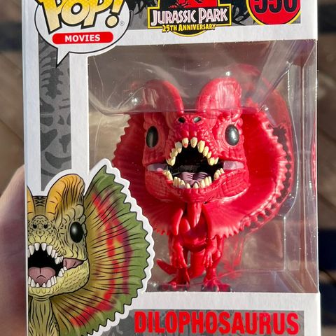 Funko Pop! Dilophosaurus Red | Jurassic Park (25th Anniversary) (550)