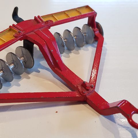 Disc Harrow. Dinky Toys 322. Made in England 1954-1964