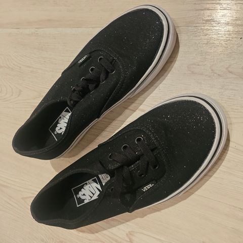 Vans sneakees glitter svart