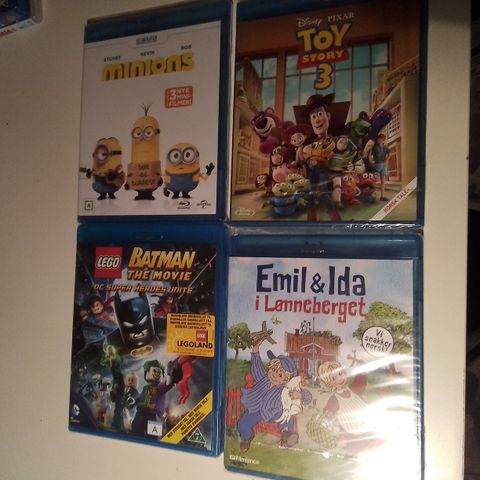 Batman the Movie- Emil & Ida - Minions- Toy Story 3.