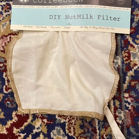 DIY nutmilk filter