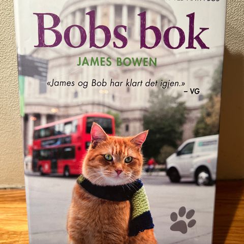 Bobs bok (hardcover) selges