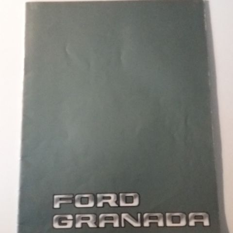 Ford Granada Mark 2 -brosjyre. (NORSK)