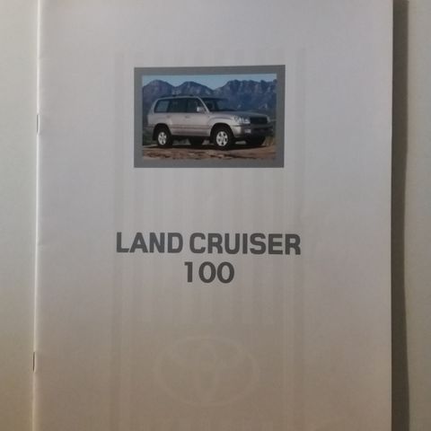 Toyota LAND CRUISER -brosjyre. (NORSK)