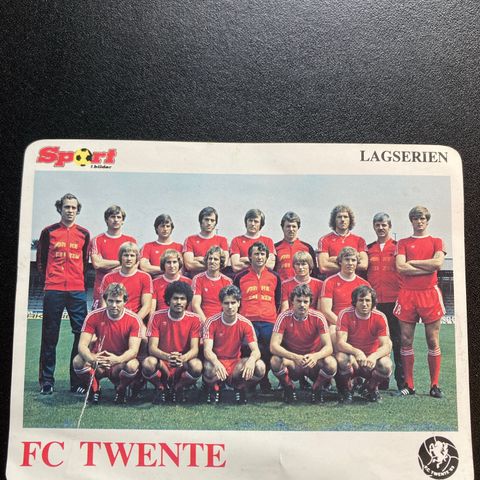 Hallvar Thoresen FC Twente Fotballkort Lagserien Sport i bilder 1979/80 selges!