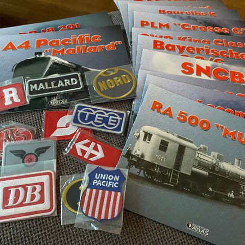 13 stk Atlas Editions 1:100 Lokomotiv selges samlet