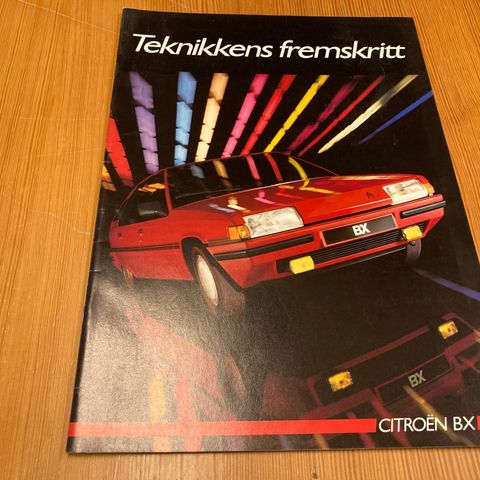 BILBROSJYRE - CITROËN BX - 1985