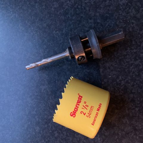 Starrett hullsag 54 mm m/ holder