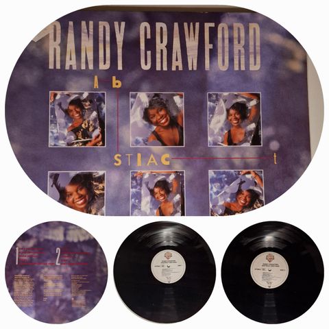 RANDY CRAWFORD/ABSTRACT EMOTIONS 1986 - VINTAGE/RETRO LP-VINYL (ALBUM)