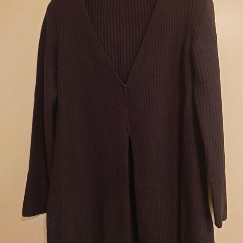 MONARI (Italia) sort lang jakke str 40