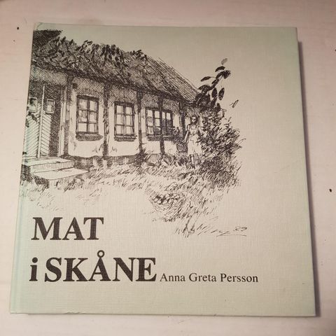 Svensk kokebok "Mat i Skåne" fra 1980