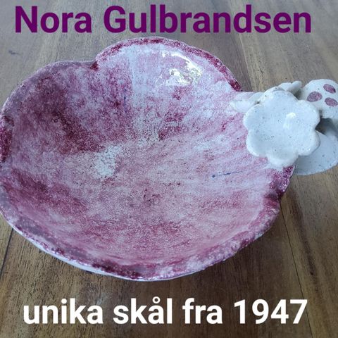 Nora Gulbrandsen unika keramikkskål