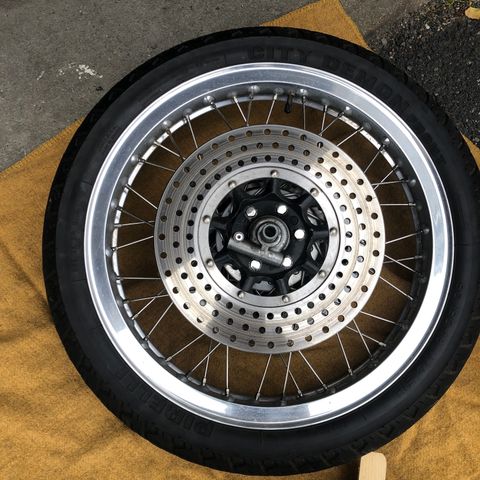 honda cb750-four K forhjul med brems