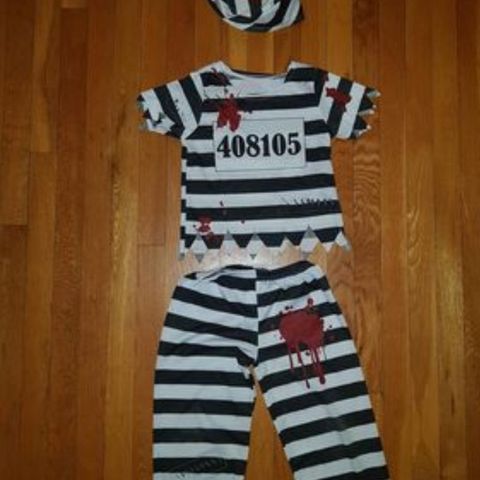 Halloween kostyme "prisoner zombie"