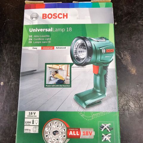 Bosch universallamp 18