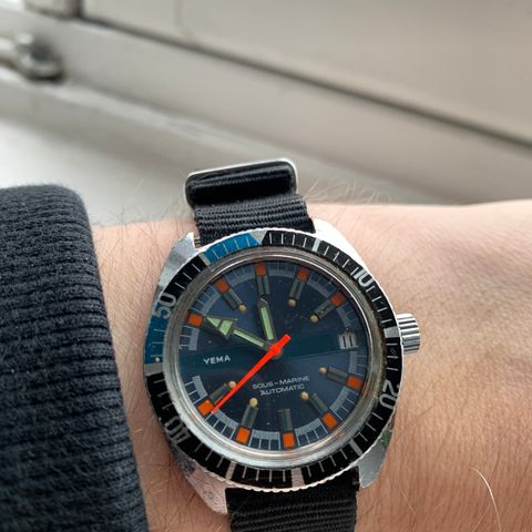 Vintage Yema Sous Marine 34mm