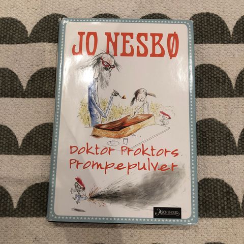 Jo nesbø Doktor Proktors prompepulver bok (hentes/sendes)