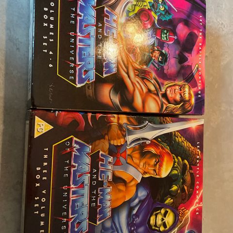 He-man and The masters of The universe. Vol 1-6. Dvd