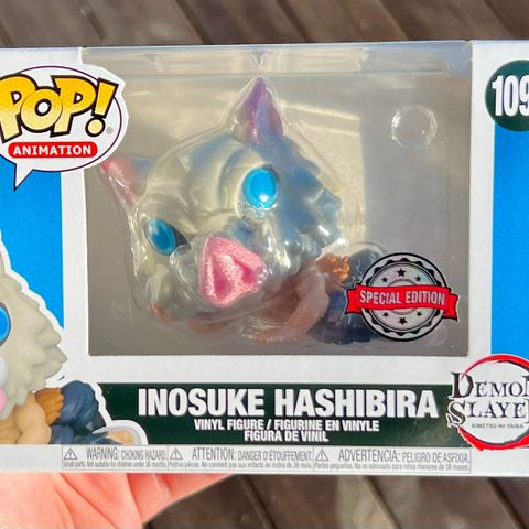 Funko Pop! Inosuke Hashibira (Laying) | Demon Slayer: Kimetsu no Yaiba (1090)