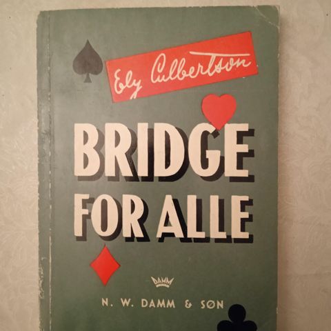 OPPDATERT! BRIDGE: Bøker om bridge mm. (1941-2001)